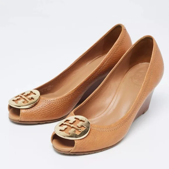 Tory Burch 85mm Capri Miller Espadrille Wedges - Wedge  Tory Burch open toe wedges size 5 display picture 1